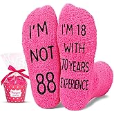 HAPPYPOP Birthday Gifts for Elderly Women - Birthday Socks for 86-89 Year Old Lady