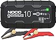 NOCO GENIUS10, 10-Amp Fully-Automatic Smart Charger, 6V and 12V Battery Charger, Battery Maintainer, Trickle Charger, and Battery Desulfator with Temperature Compensation