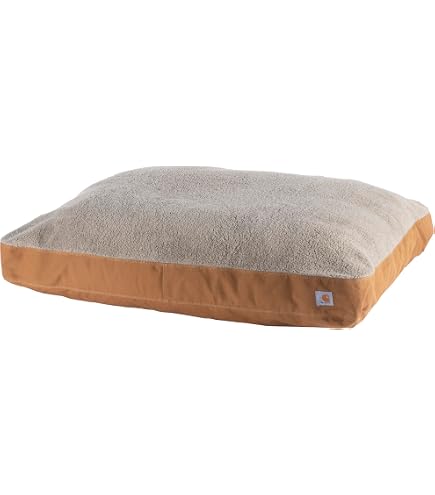 ベッド・マット・カバー Carhartt Dog Bed Carhartt Firm Duck Dog Bed, Durable Canvas Pet Bed with Water