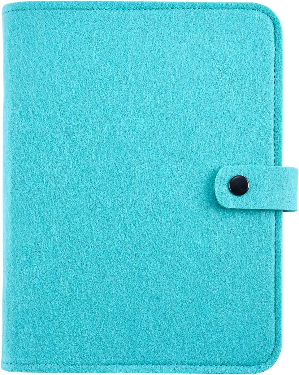 A5 Planner Binder Personal Organizer,Removable Notebook Spiral Binder,with Filler Paper-POLATU(A5 9 x 6.69'' Robin's Egg Blue)