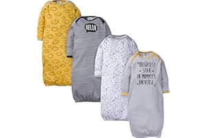Gerber Baby-Boys Boy and Girls 4-Pack Sleeper GownNightgown