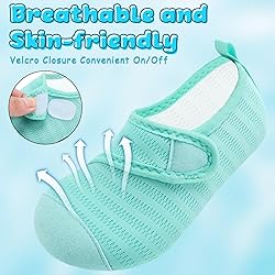 VIFUUR Kids Water Shoes Boys Girls Barefoot Water