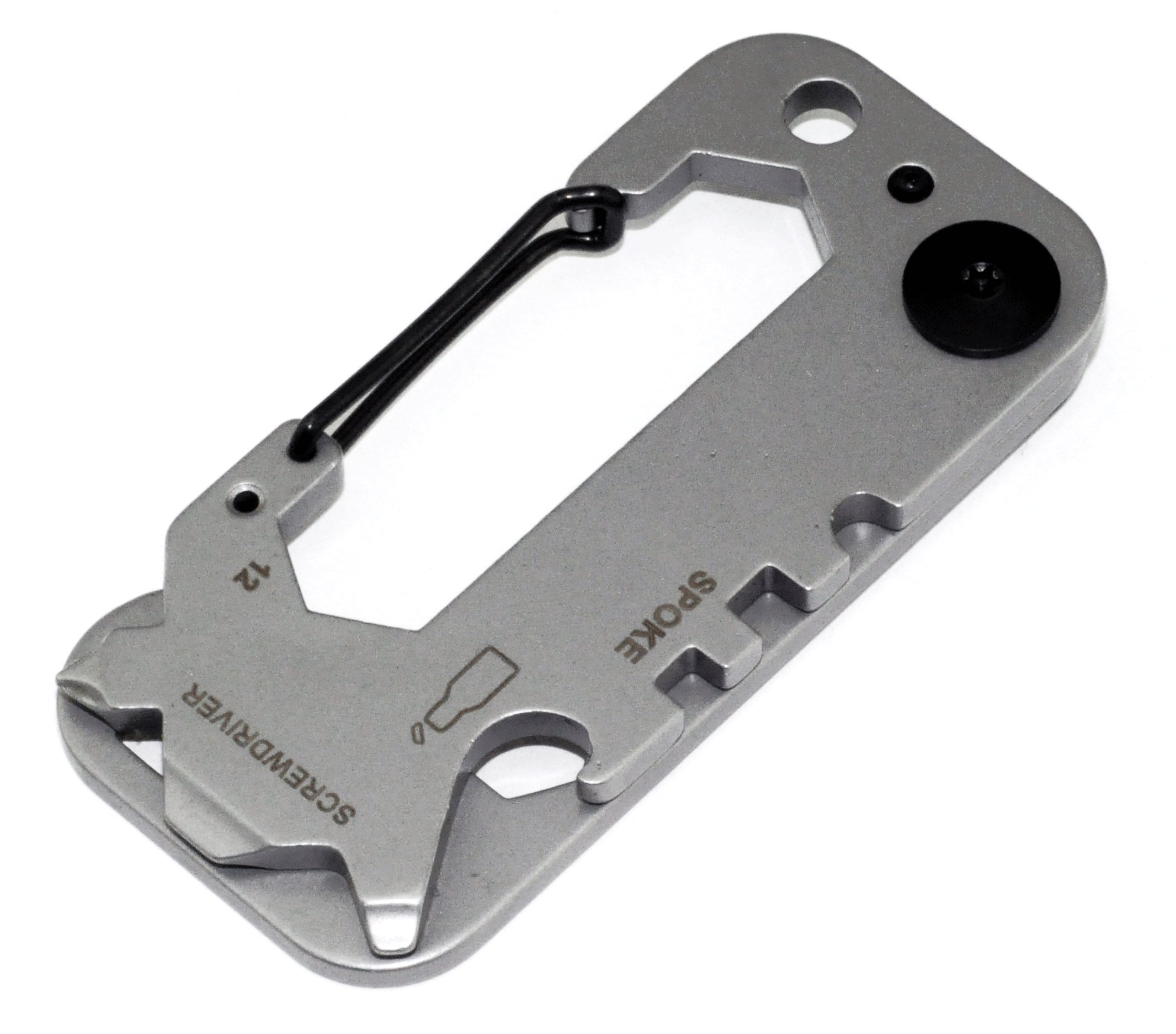 LingSY Multi Tool Key Chains EDC Kit Carabiner Clip，Tactical Stainless Steel Keychain Tool