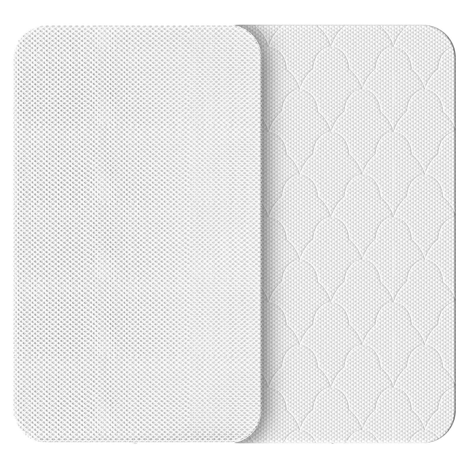 Photo 1 of 33x20 Rectangle Bassinet Mattress Topper: 2" Thick Dual Side Gel Memory Foam Bassinet Mattress for Baby Delight/Mika Micky/KoolerThings Bedside - All-Season Design - Exact Fit Replacement Bassinet