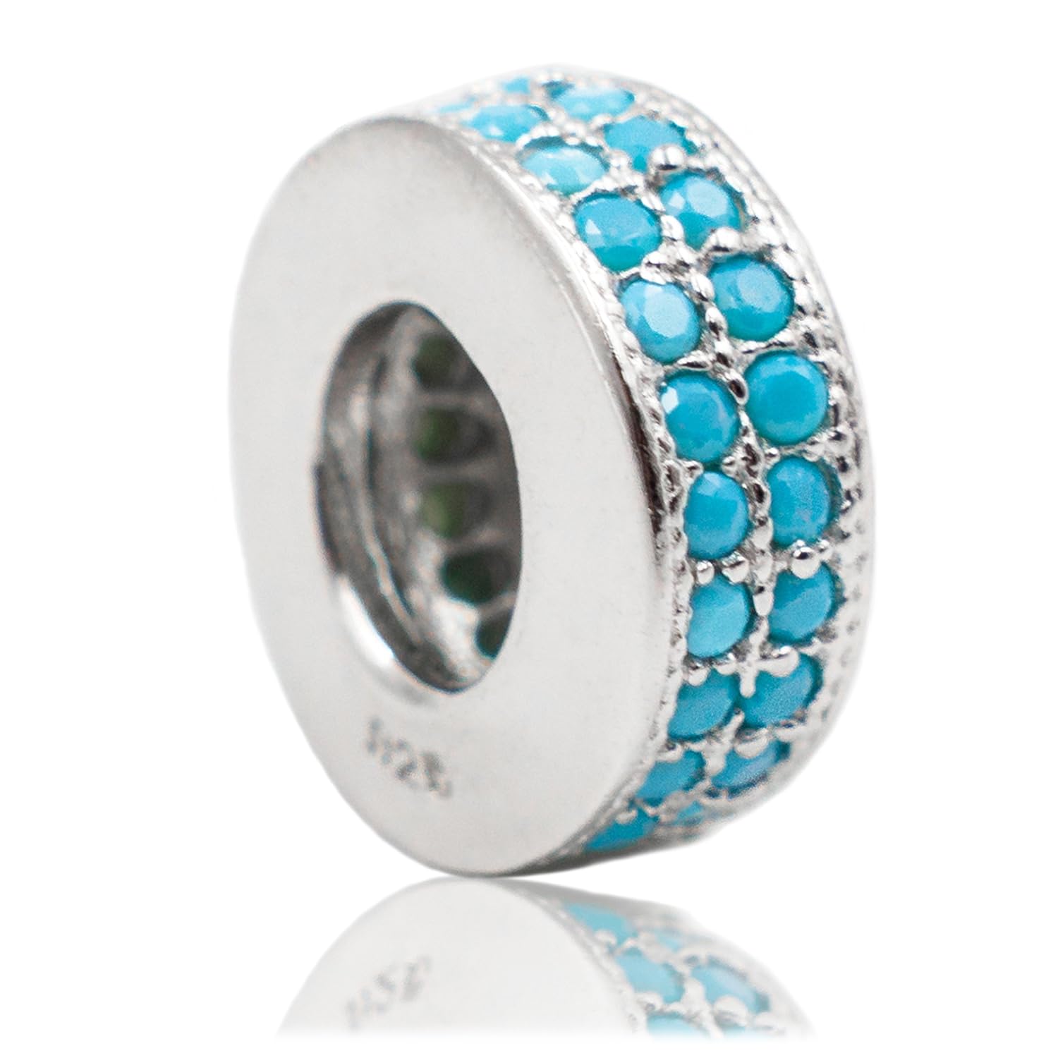 Abalorio de mujer de Plata de Ley de milésimas y circonitas de