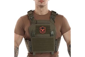 Tuxapo Tactical Molle Vest Laser Cutting Modular Lightweight Quick Release Adjustable Vests