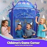 WillingHeart Princess Ice Castle Play Tent Girls Kids Pop Up Indoor Outdoor view 6