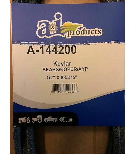 Ersatz-Deckriemen Für Rasenmäher – Passt Für AYP, Craftsman, Husqvarna & Mehr, 1/2 Zoll X 223,5 Cm