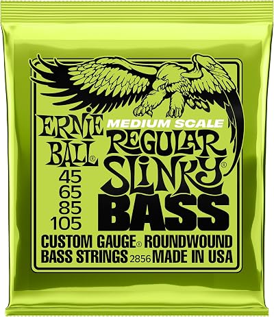 Ernie Ball Regular Slinky Nickel Wound Medium Scale Bass Strings 45-105