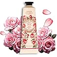 Panier des Sens - Small Hand Cream for Dry Cracked Hands - Rose Mini Hand Lotion for Dry Skin - With Shea Butter and Olive Oil - Hand Care 97% Natural Ingredients - Travel Size 1 floz