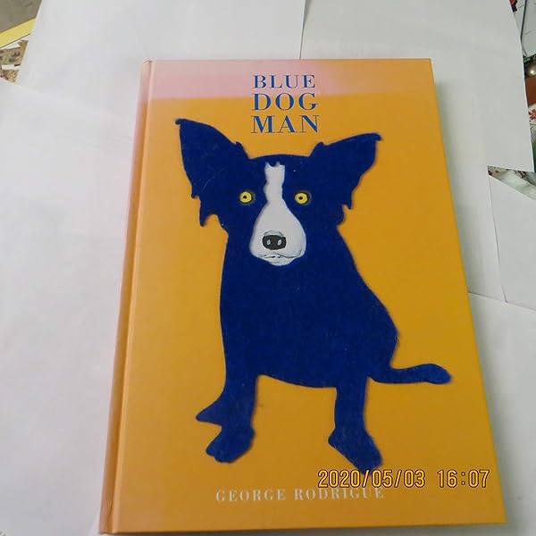 BLUE DOG MAN / E RODRIGUE [美本] George Rodrigue Blue Dog Man Book Advertising Poster One of