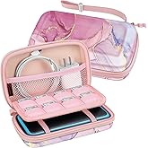 Fintie Carrying Case for Nintendo New 2DS XL LL/New 3DS / 2DS / 3DS XL LL, Protective Hard Shell Portable Travel Cover Pouch with Game Card Slots & Inner Pocket, Dreamy Marble