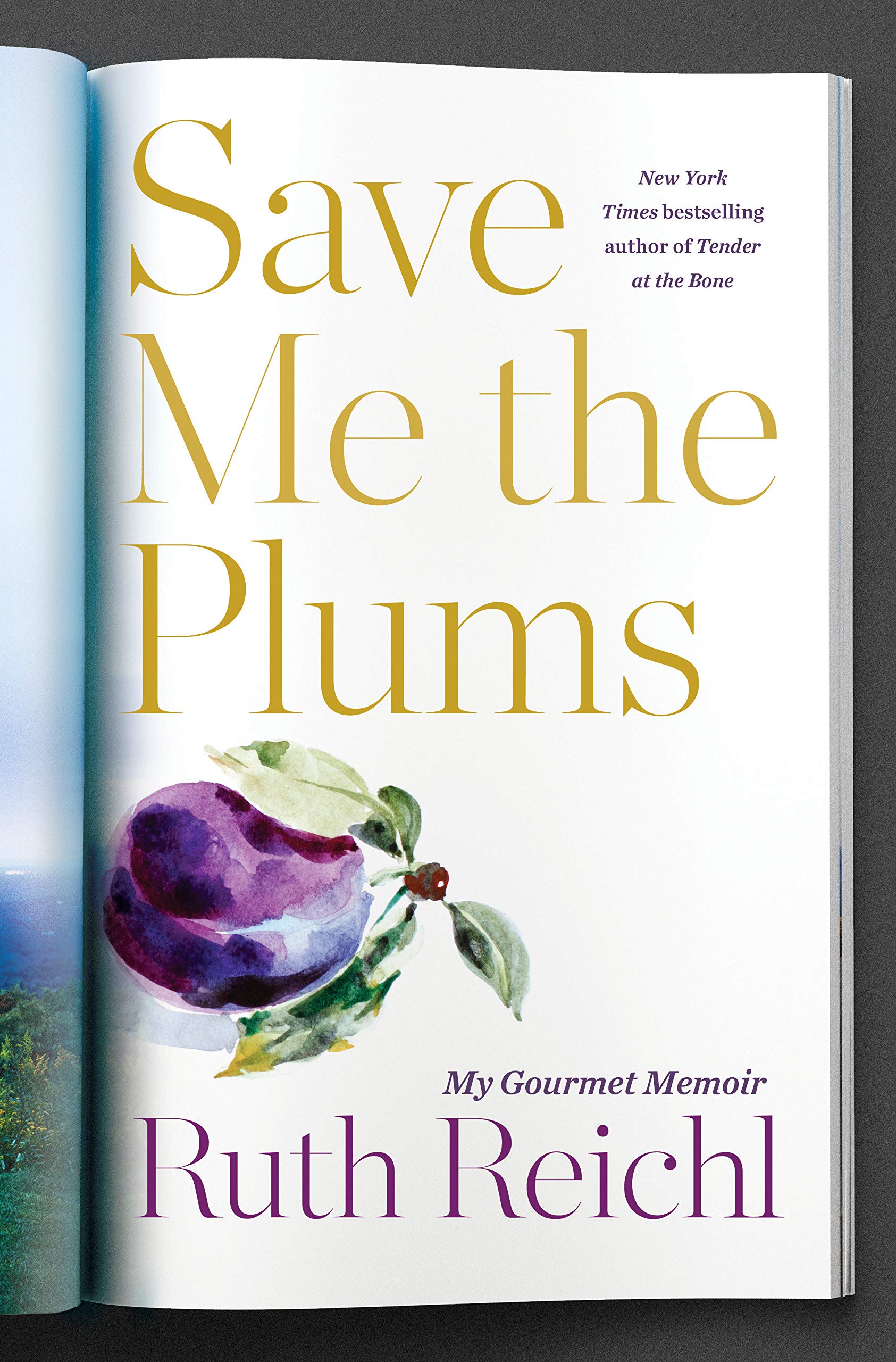 Save Me The Plums My Gourmet Memoir Ruth Reichl - 