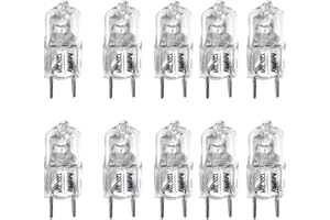 Anyray A1700X (10)-Pack 20 Watt Xenon G8 20w 120V T4 Light Bulbs JCD Type 120 Volt 20Watt Less Than 35mm or 1.38 Inch