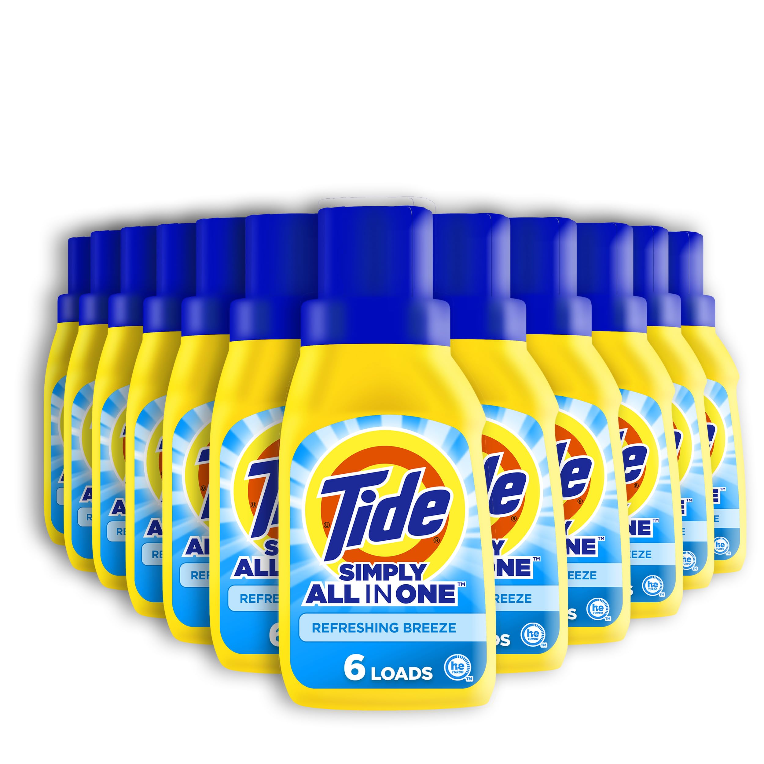 Photo 1 of * only comes with one *
Tide Simply All-In-One Liquid Laundry Detergent, Refreshing Breeze Scent, 10 fl oz Each (Pack of 12)