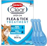 Bob Martin Clear Spot On Flea Treatment for Cats & Kittens 3 Pipettes