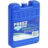 Freez Pak, Reusable Ice Pack, Medium | Reusable ice substitute block; ideal for standard lunch boxes and coolers. Made in USA