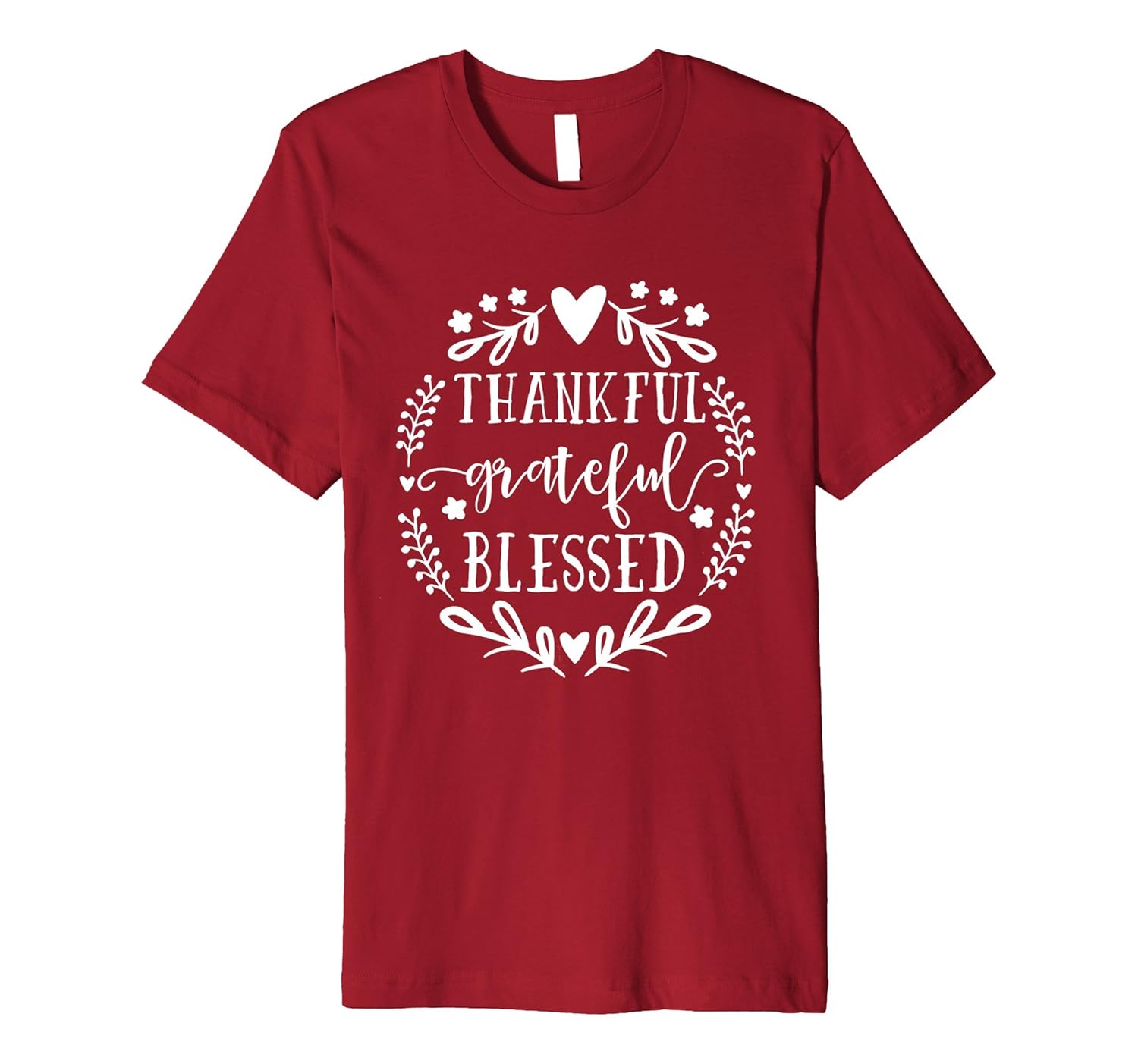 Thankful Grateful Blessed Comfy Fall T Shirt-ANZ