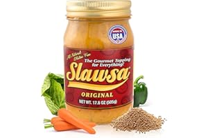 Slawsa Original Gourmet Topping 17.8 oz – Relish for Burgers & Hot Dogs | All-Natural, Gluten-Free, Vegan - Made in USA
