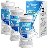 ICEPURE WF1CB Refrigerator water filter Replacement For Frigidaire PureSource WF1CB,WFCB, RG100, NGRG2000, WF284, Kenmore 9910, 469906, 469910,3PACK