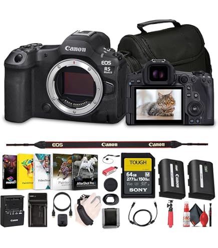 Amazon.com : Canon EOS R5 Mark II Mirrorless Camera, 45MP