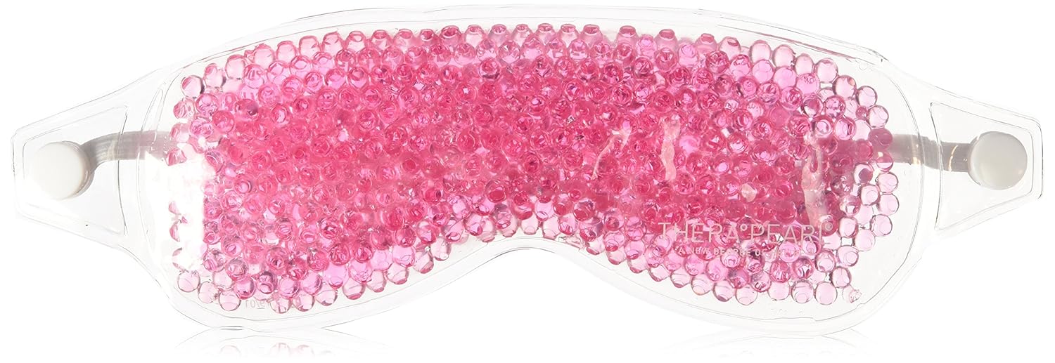 TheraPearl Eye Mask, Eye-ssential Mask with Flexible Gel Beads for Hot Cold Therapy, Best Spa Eye Wrap for Puffy Eyes, Non Toxic Compress for Swollen Eyes, Relaxation, Hot Cold Ice Pack: Industrial & Scientific