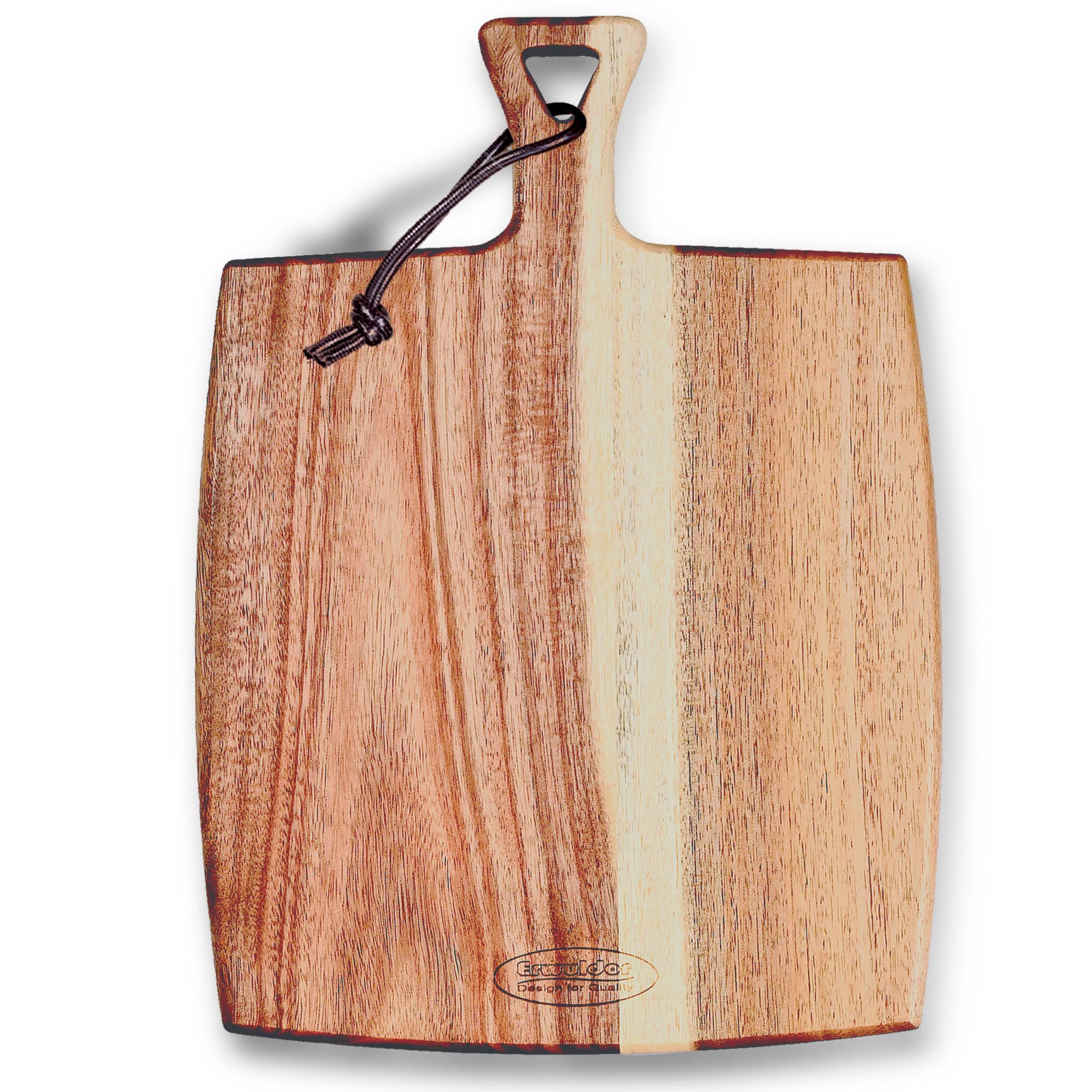 Photo 1 of Acacia Wood Cutting Board with Handle(16x10"Rectangle).charcuterie boards-Serving Board-Pizza Board-Cheese Board-decorative cutting boards for kitchen.Durable Multipurpose