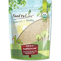 Organic Sesame Seeds, 1 Pound – Hulled, Non-GMO, Kosher, Raw, Vegan