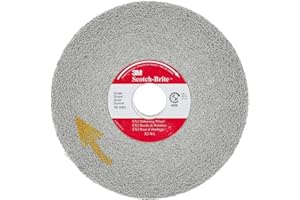 Scotch-Brite EX2 Deburring Wheel, 6 in x 1 in x 1 in 8A MED, 3 per case