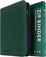 Vault X 9 Pocket Zip Trading Card Binder 360 Cards Exo-Tec Green