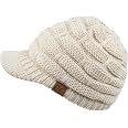 CC Exclusives Women's Ribbed Knit Hat With Brim – 100% Acrylic Beanie, One Size Fits Most - View #10