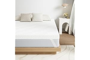 3 Inch Queen Mattress Topper,3 Inch High-Density Foam Mattress Pad for Back Pain,Mattress Topper Queen with Cover,Removable &