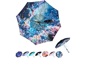 Tefedpot Umbrella with Fan and Mist Spray, 2025 upgraded UV Blocking Umbrella with Fan and Mister for Summer outdoor activities