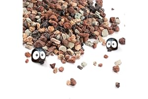 YENXIKU Horticultural Lava Rock Pebbles Potting Soil Amendment Succulent Bonsai Gritty Rock Decorative Gravel Aquarium Gravel Volcanic Rock for Fairy Gardening Top Dressing Stones for Plants