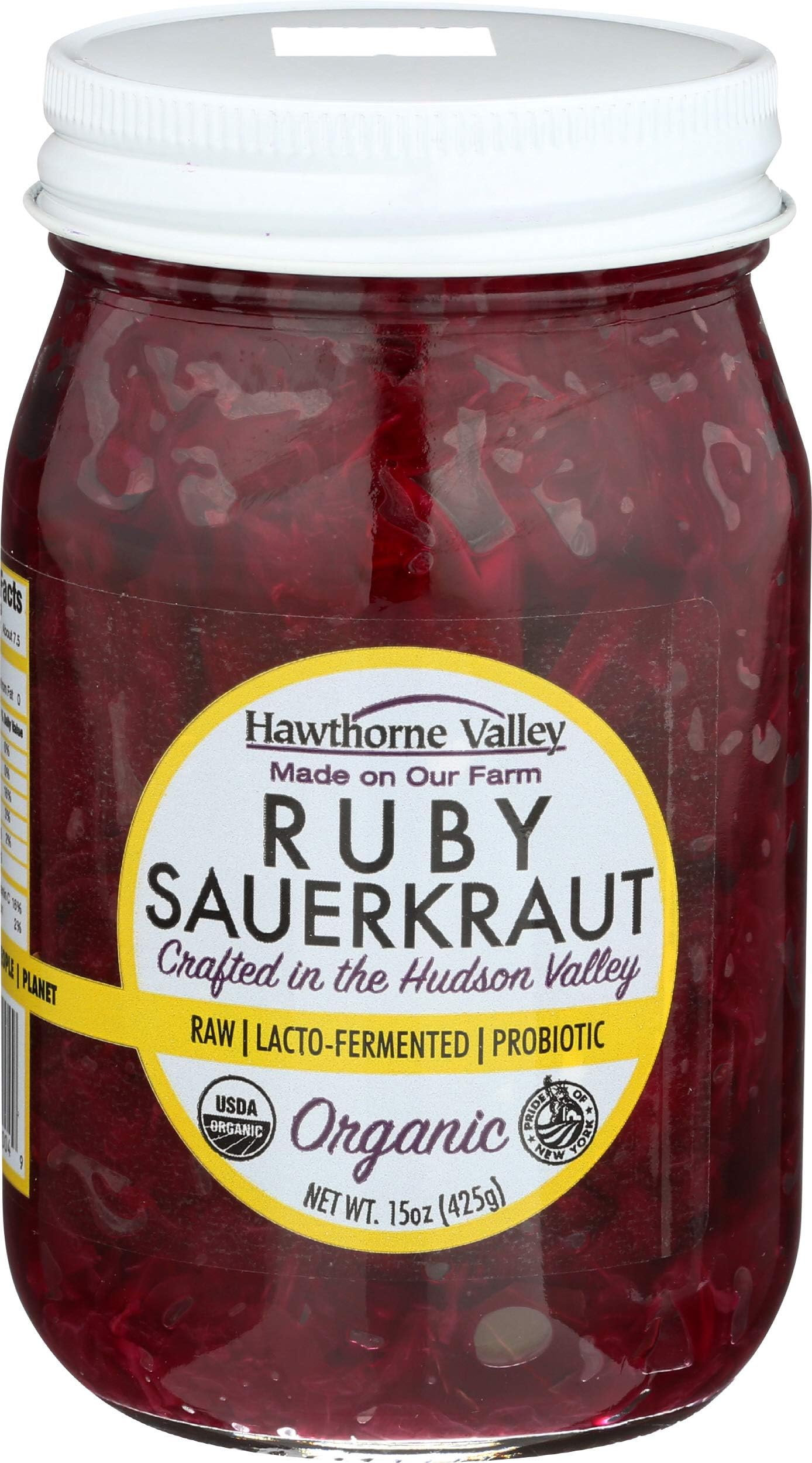Hawthorne Valley, Sauerkraut Ruby Raw Organic, 15 Ounce