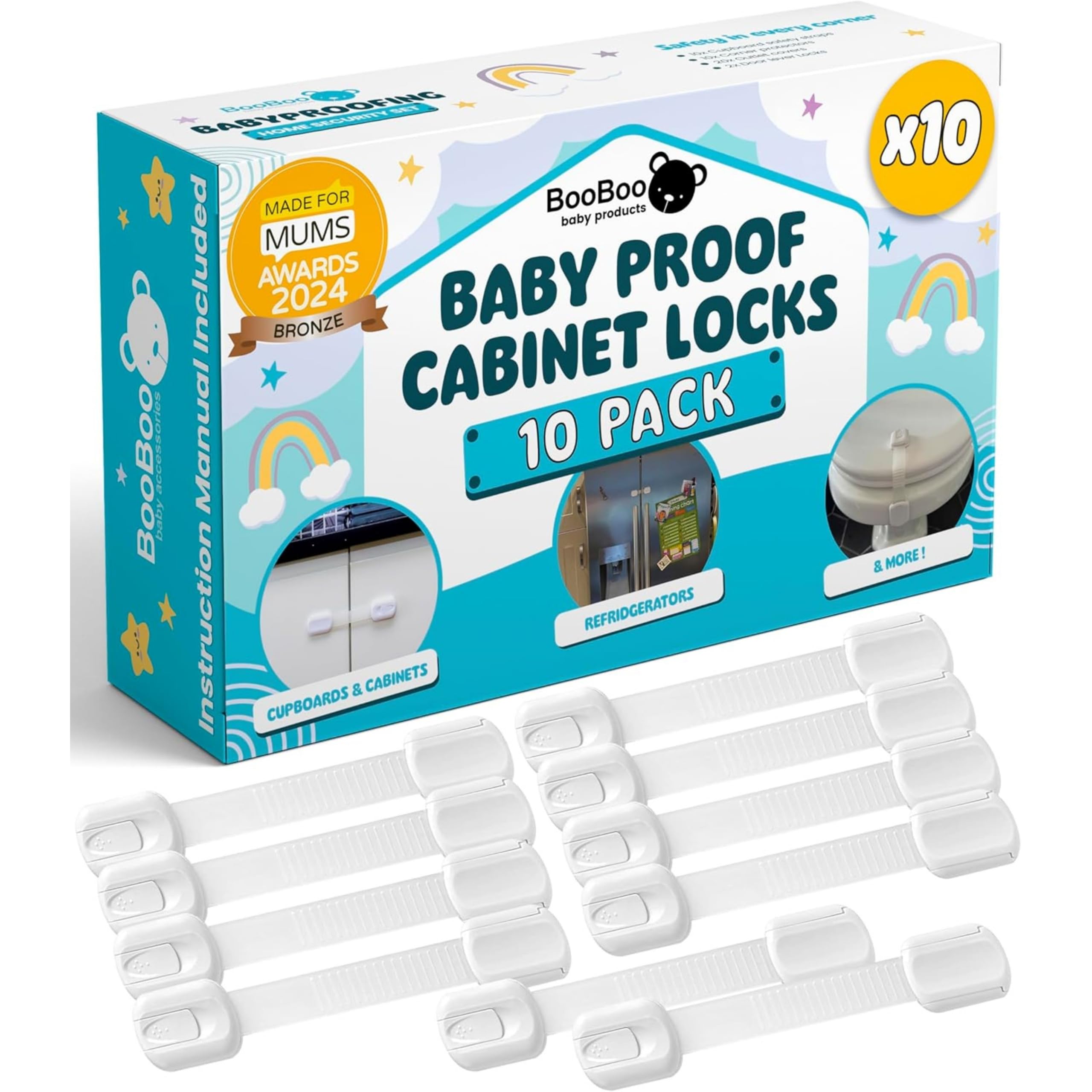BooBoo Baby 10 Pack Premium Ch...