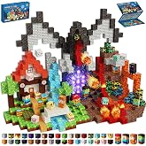 powerful xishan Magnetic Blocks 200 PCS Dragon Building Blocks for Kids | Magnet Building Cubes with 4 Bottom Plate, Birthday Gifts for Boy&amp;Girl Ages 3 4 5 6 7 8, STEM Toys &amp; Sensory Toys