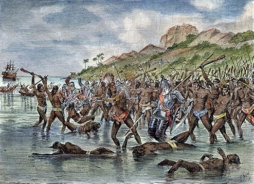 Amazon.com: Magellan Death 1521 Nthe Death Of Ferdinand Magellan ...