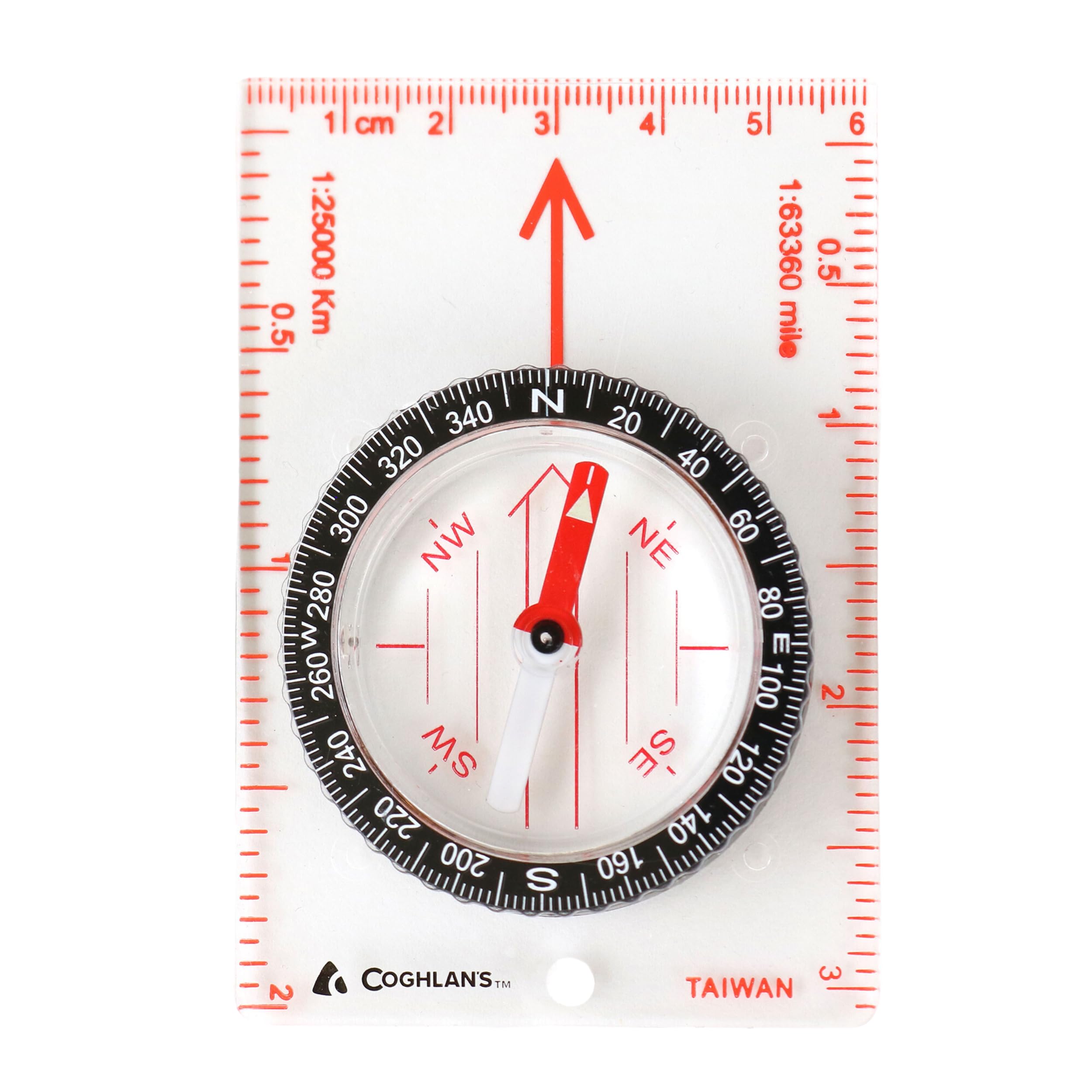 TRIXIE Coghlan's Unisex Adult C8162 Map Compass - Transparent, One Size