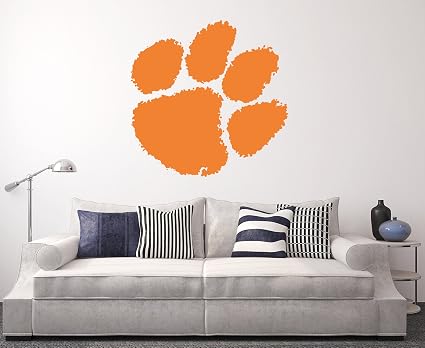 Clemson Tigers Wall Decal Home Decor Art College Football Ncaa Team Sticker