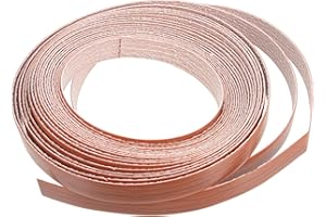 ASAKKURA Self-Adhesive Wood Grain Edge Banding Tape for Kitchen Cabinet, Wear-Resistant PVC Trim with Backing