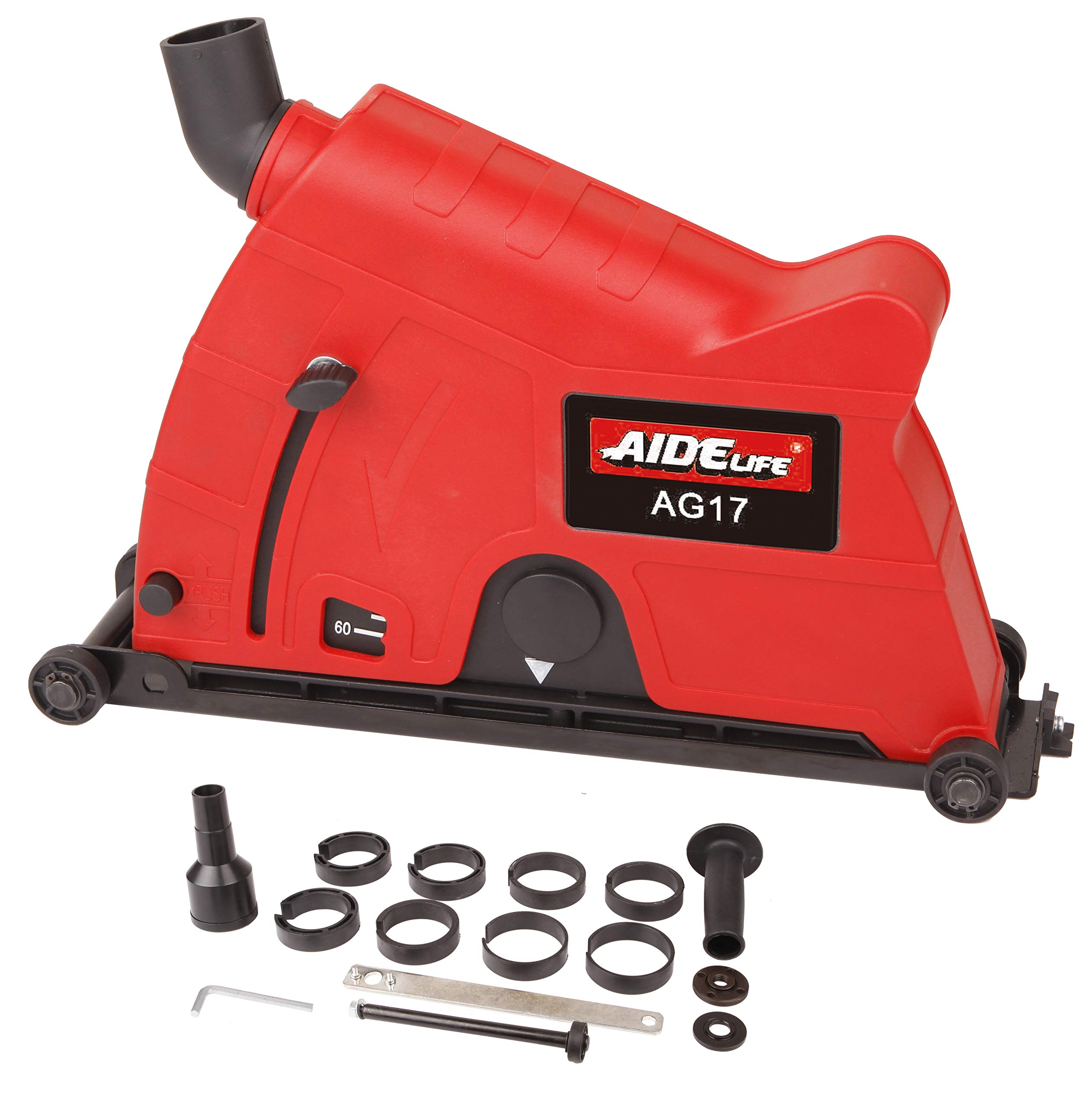 Aidelife Cutting Dust Shroud,Dust Collecting Guard for Angle Grinders 180mm/230mm