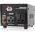 Pyle Step Up and Down Converter - 500 Watt Voltage Converter Transformer w/ USB Charging Port, UK Power Adapter, AC 110 / 120 to 220 / 240 Volt Vice Versa, 110V/120V/220V/240V Input Voltage