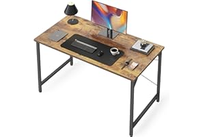 CubiCubi Computer Desk 40" Home Office Laptop Desk Study Writing Table, Modern Simple Style, Brown