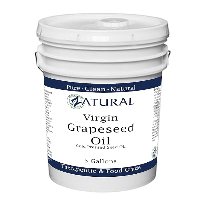 Grape Seed OilCold Pressed, Virgin, Undiluted, 100 Pure