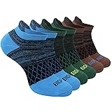 BIOAUM Cushioned Men's Ankle Socks, 6 Pairs Cotton