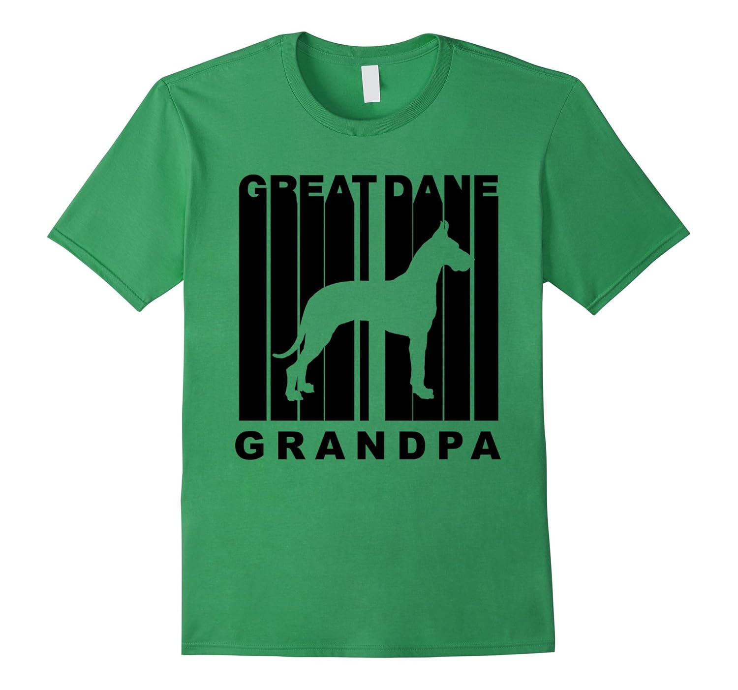Mens Retro Style Great Dane Grandpa Dog Grandparent TShirtArt