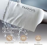 Nuovva 7Pcs Kitchen Knife Set - Stainless Steel Blades & Acrylic Block view 3