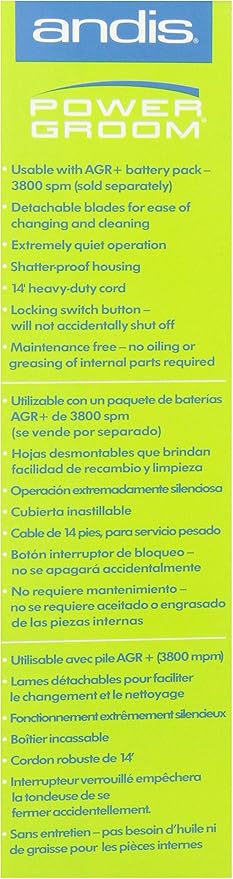 andis power groom