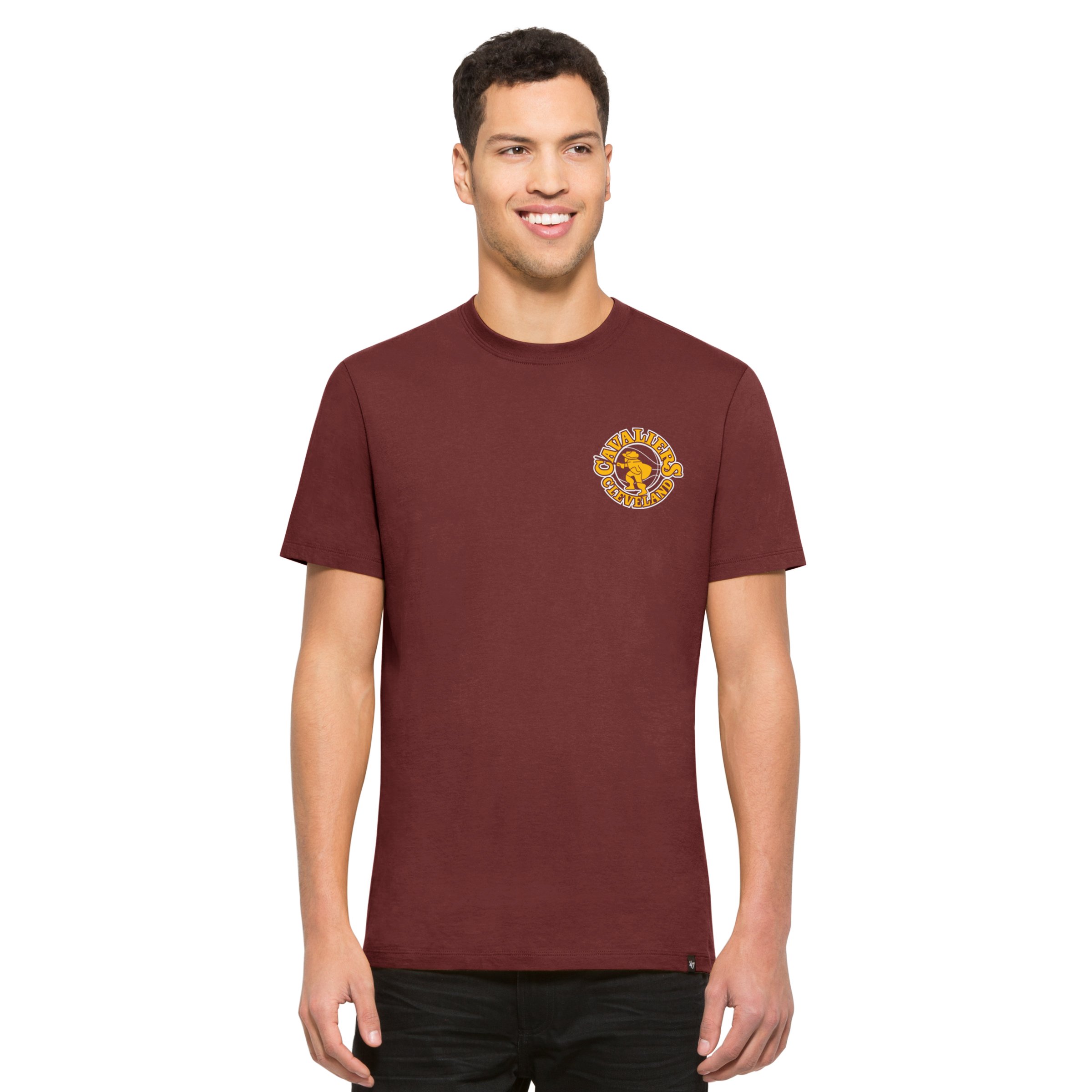 '47 NBA Cleveland Cavaliers Men's Flanker Backer Tee, Medium, Maroon